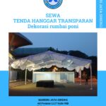 SEWA TENDA HANGGAR TRANSPARAN DEKORASI RUMBAI PONI JAKARTA