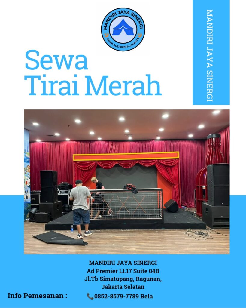 SEWA TIRAI MERAH UNTUK BERBAGAI KEBUTUHAN EVENT JAKARTA