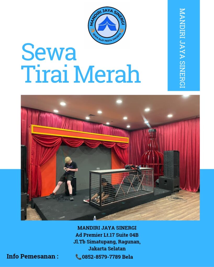 SEWA TIRAI MERAH UNTUK BERBAGAI KEBUTUHAN EVENT JAKARTA