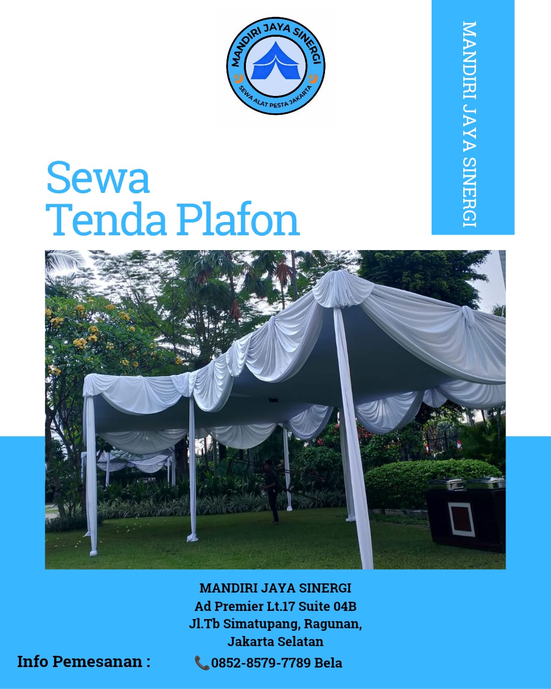 Sewa Tenda Plafon Berkualitas untuk Berbagai Acara di Jakarta