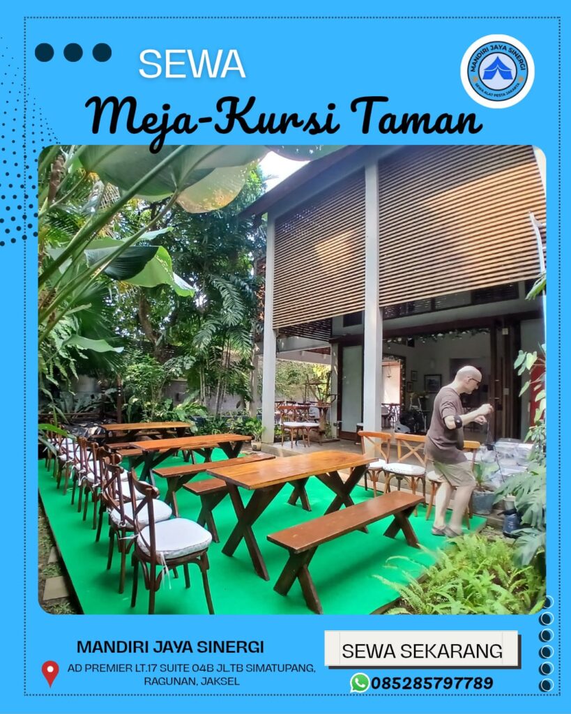 RENTAL MEJA KURSI TAMAN JABODETABEK