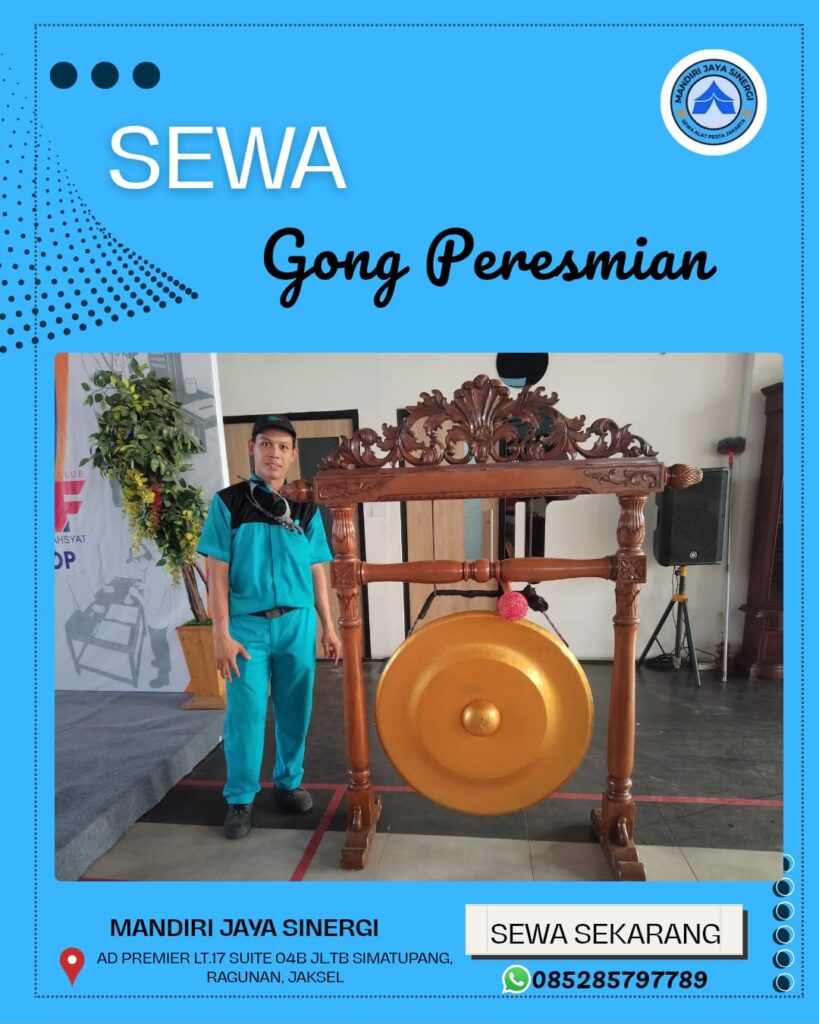 SEWA GONG PERESMIAN AREA JAKARTA