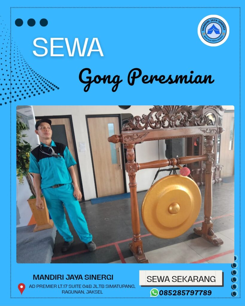 SEWA GONG PERESMIAN AREA JAKARTA