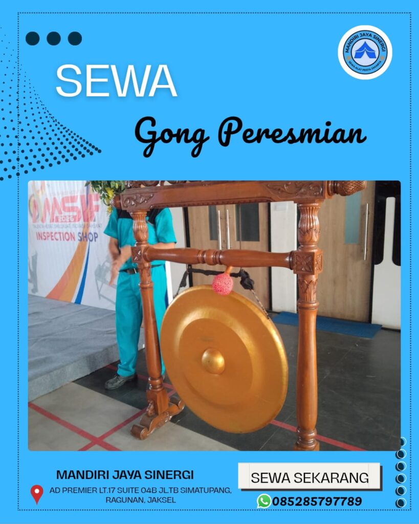 SEWA GONG PERESMIAN AREA JAKARTA