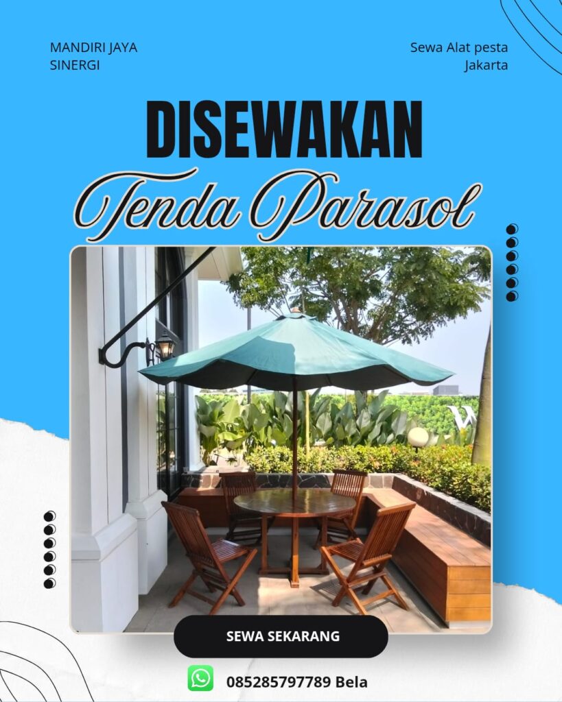 SEWA TENDA PARASOL JAKARTA HARGA TERJANGKAU