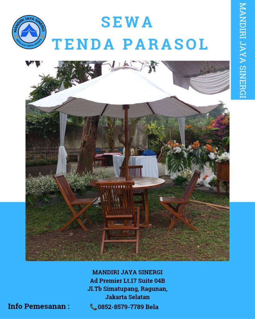 SEWA TENDA PARASOL JAKARTA UNTUK BERBAGAI ACARA OUTDOOR