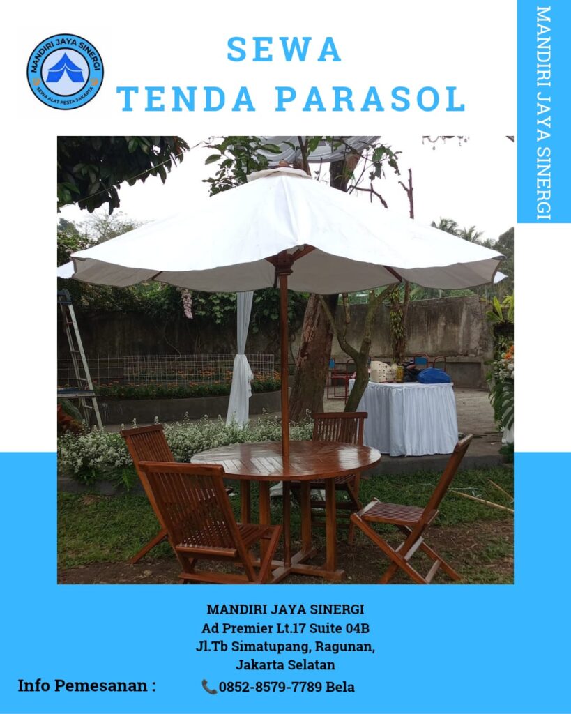 SEWA TENDA PARASOL JAKARTA UNTUK BERBAGAI ACARA OUTDOOR