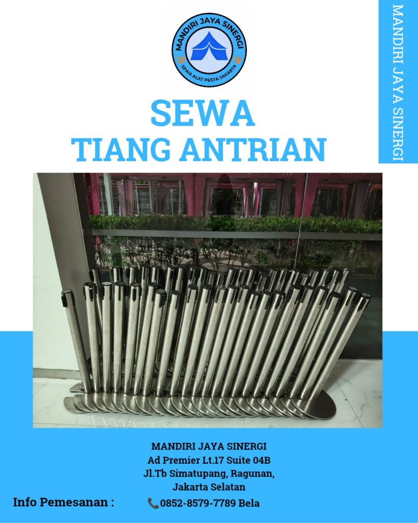Sewa Tiang Antrian Jakarta untuk Event yang Rapi dan Profesional
