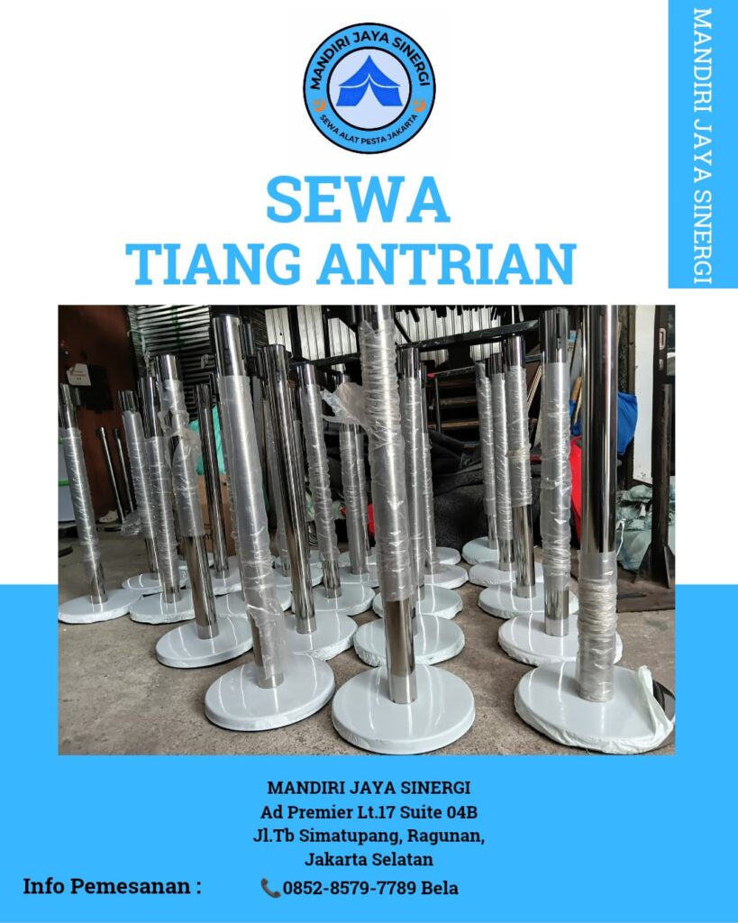 Sewa Tiang Antrian Jakarta untuk Event yang Rapi dan Profesional