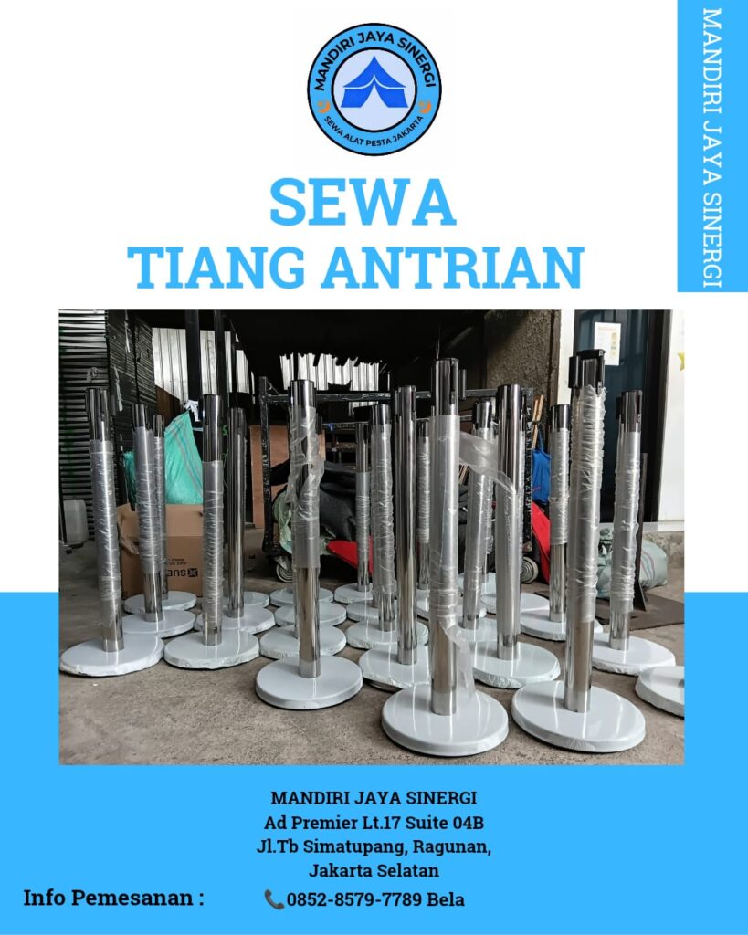 Sewa Tiang Antrian Jakarta untuk Event yang Rapi dan Profesional