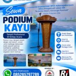SEWA PODIUM KAYU UNTUK EVENT PROFESIONAL AREA JABODETABEK