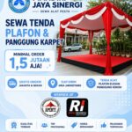 SEWA TENDA PLAFON DAN PANGGUNG KARPET UNTUK BERBAGAI ACARA AREA JABODETABEK