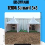 SEWA TENDA SARNAVIL 3X3 JAKARTA