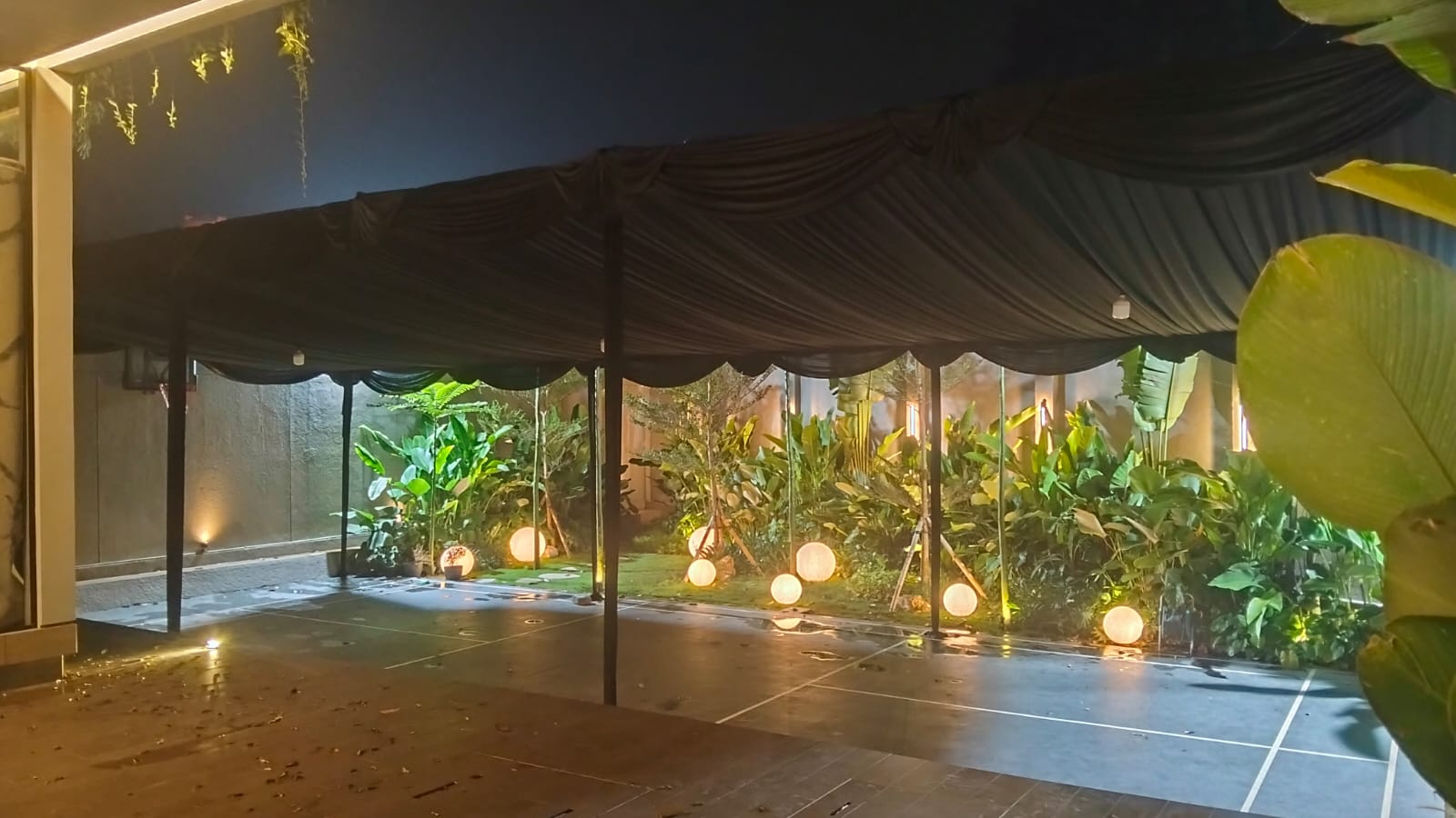 SEWA TENDA SERUT KAIN HITAM HARGA MULAI 1,5 JUTA AREA JABODETABEK