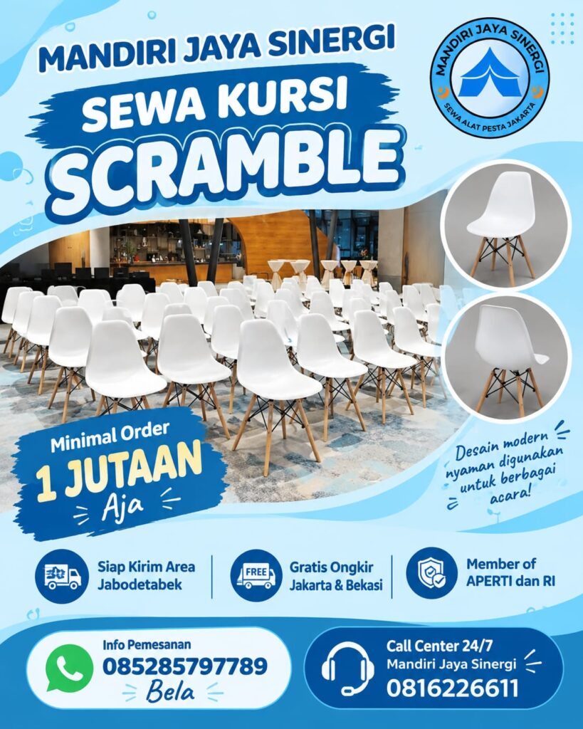 SEWA KURSI SCRAMBLE JABODETABEK