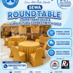 SEWA ROUNDTABLE & KURSI FUTURA COVER GOLD