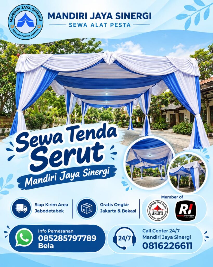 SEWA TENDA SERUT JAKARTA UNTUK WEDDING DAN EVENT