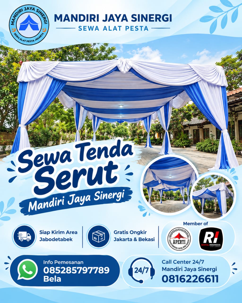SEWA TENDA SERUT JAKARTA UNTUK WEDDING DAN EVENT