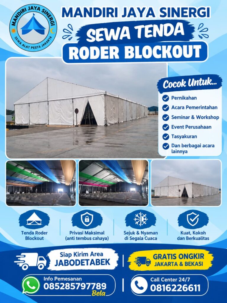 Sewa Tenda Roder Blockout Jakarta