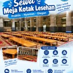 SEWA MEJA KOTAK LESEHAN AREA JAKARTA