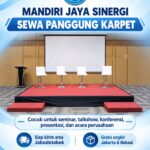 SEWA PANGGUNG KARPET JAKARTA SELATAN