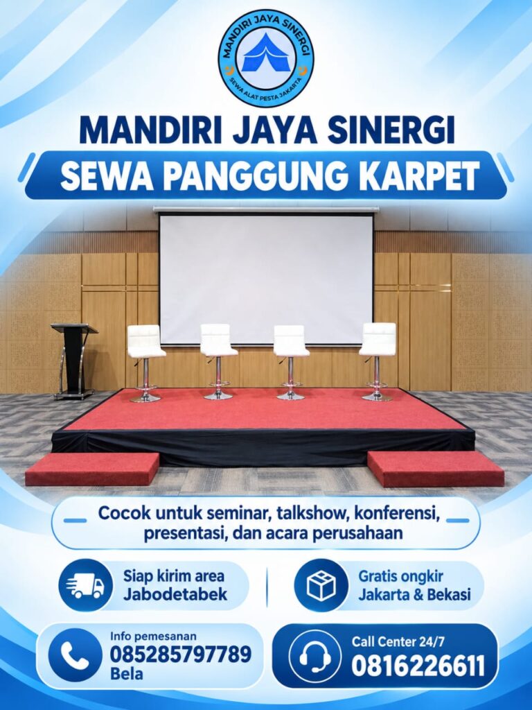 SEWA PANGGUNG KARPET JAKARTA SELATAN