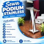 SEWA PODIUM STAINLESS JAKARTA