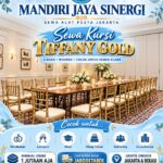 sewa kursi tiffany gold untuk berbagai event area Jakarta